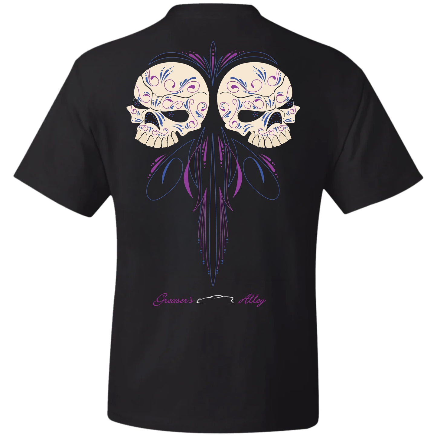Day of the Dead Skulls S/S Tee Black