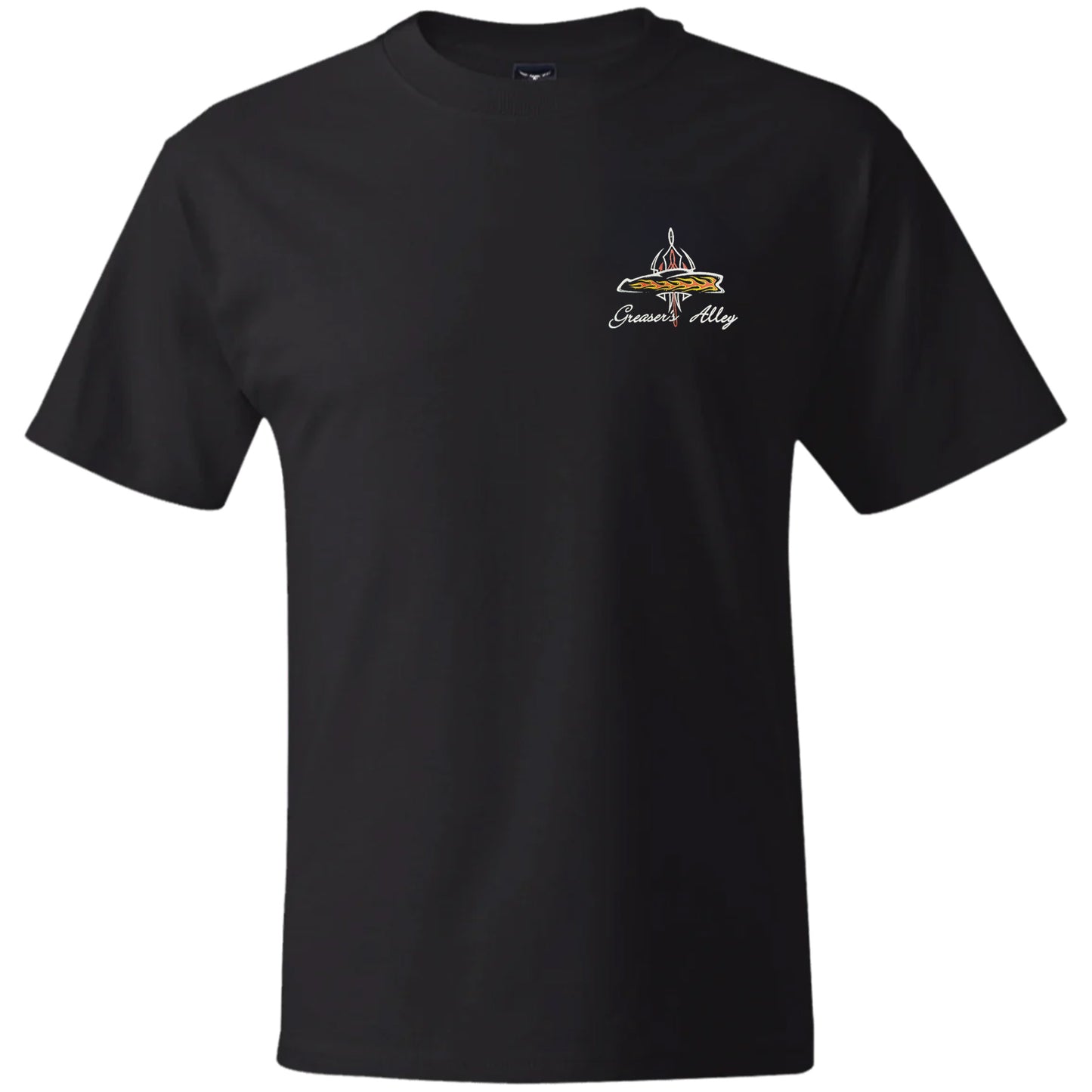 Flammed Caddy S/S Tee Black