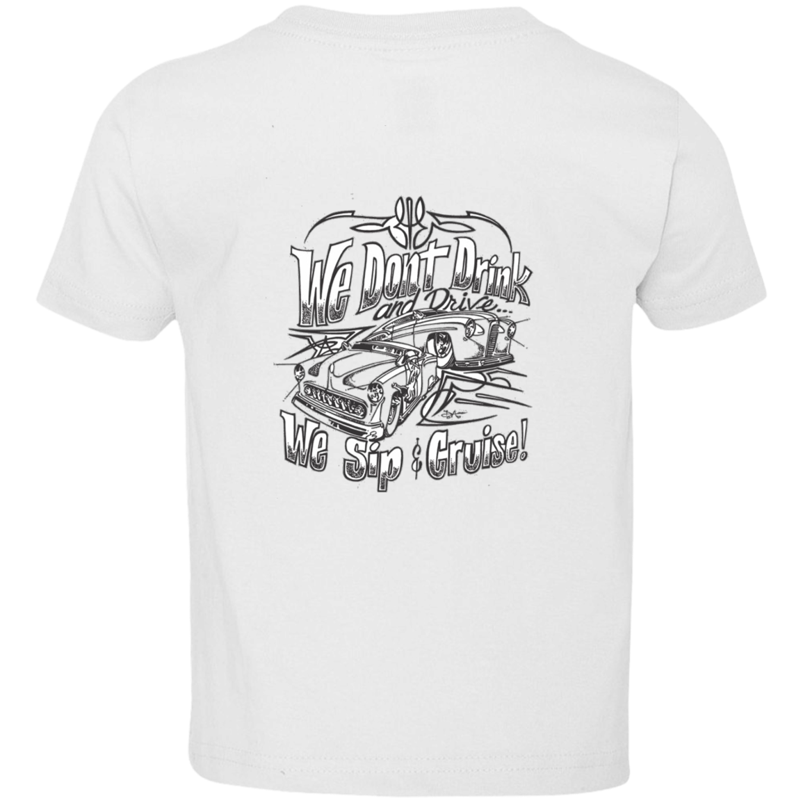 Sip & Cruise V3 Toddler T-Shirt White