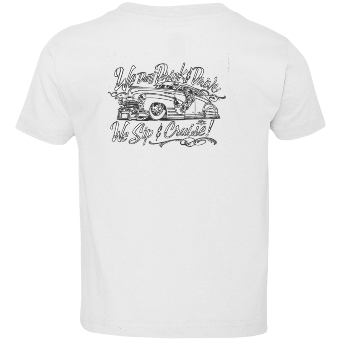 Sip & Cruise V2 Toddler T-Shirt White