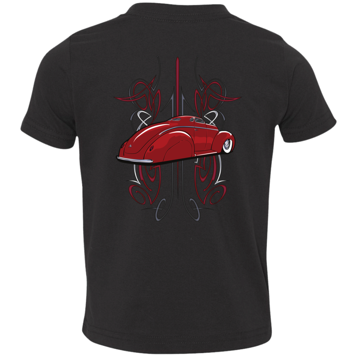 40 Ford Pinstripe Toddler T-Shirt Black