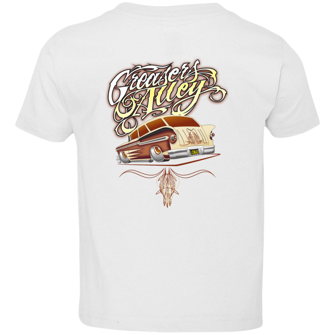 Greaser's Wagon Toddler T-Shirt White