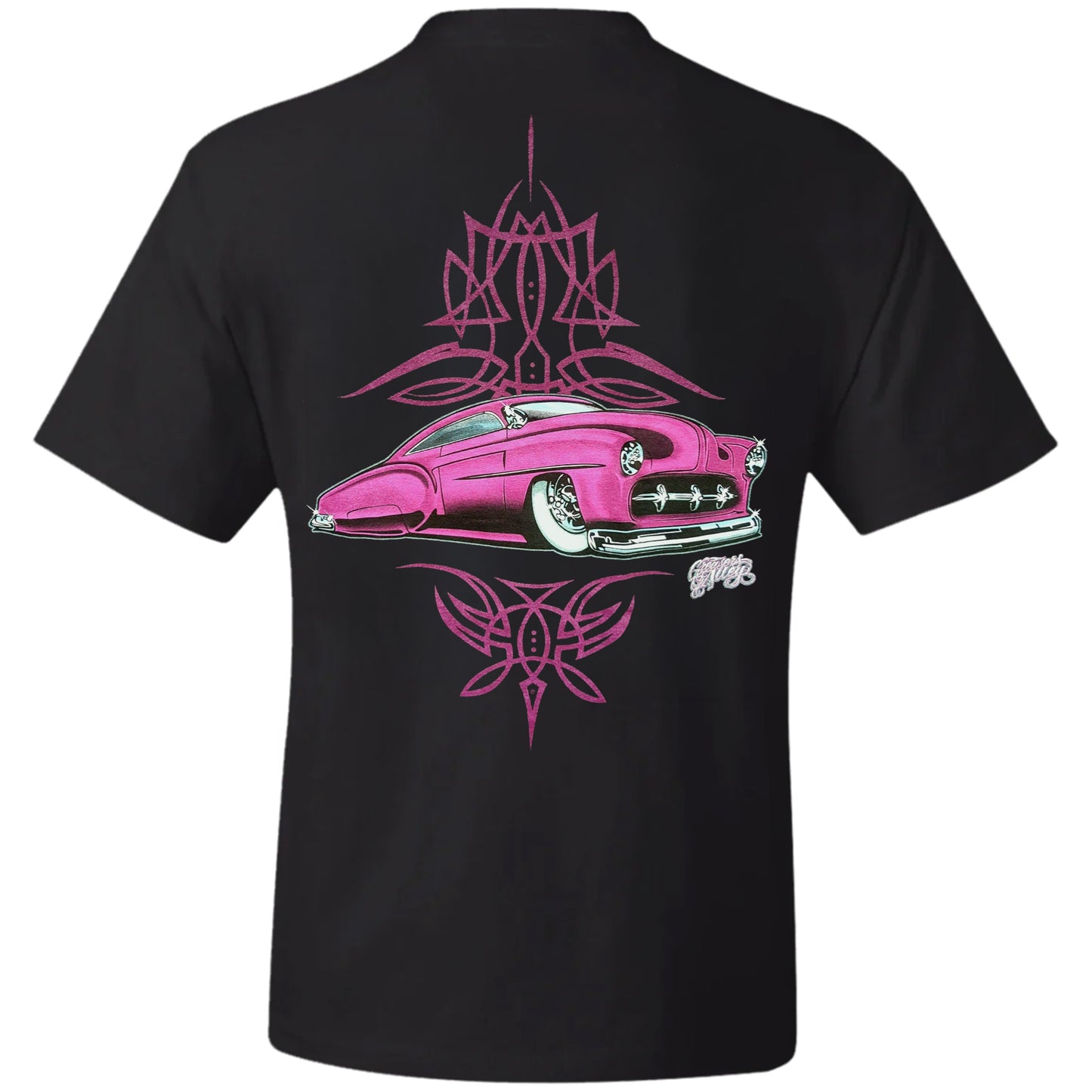 Pink Chevy Custom S/S Tee Black