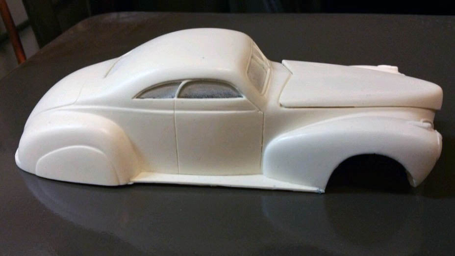 Resin 1941 Lincoln Zephyr chopped 2 dr custom